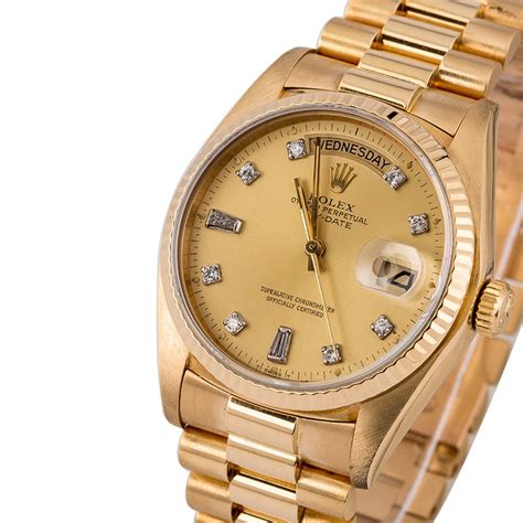 used Rolex president 18038